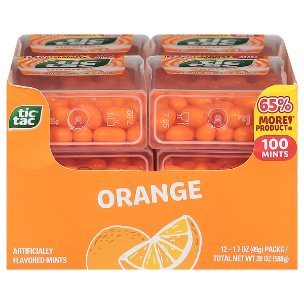 Tic Tac  Orange - 1.07oz/12ct Delivery or Pickup | Restaurant Depot