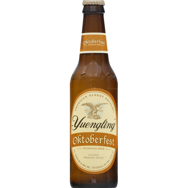 Yuengling Beer, Seasonal, Oktoberfest, Classic Marzen Style (12 oz