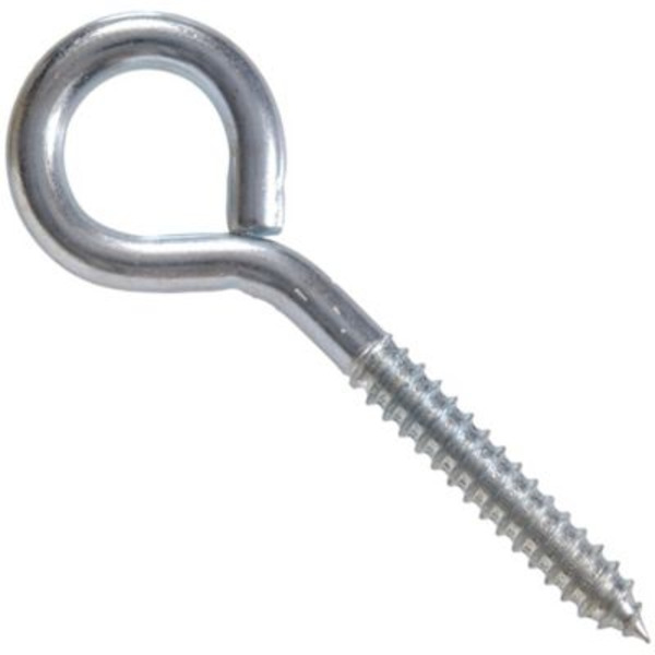 Hillman Hardware Essentials 7/16 x 5-1/4in. Lag Thread Screw Eye Bolts, Zinc