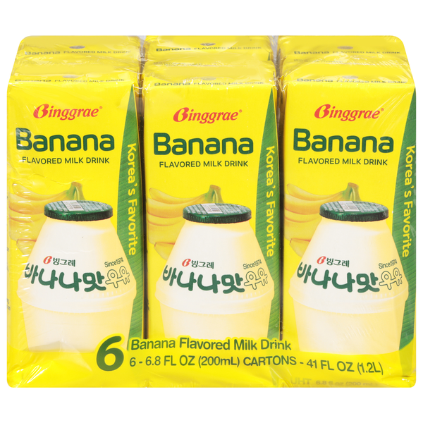 Binggrae Milk Drink, Banana Flavored Same-Day Delivery or Pickup