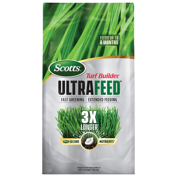 Scotts Turf Builder Ultrafeed 40 Lbs. Covers Up To 17,778 Sq. Ft. Long-lasting Dry Lawn Fertilizer Feeds Grass Up To 6 Months
