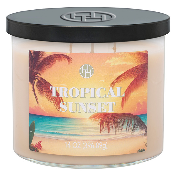 Huntington Home 3 Wick Tropical Sunset Candle Same-Day Delivery or