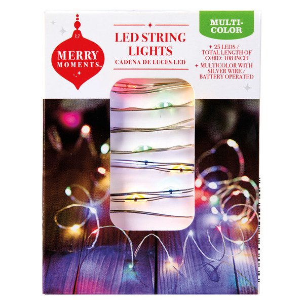 Merry Moments LED String L, Multi - Color, Silver Wire Same-Day ...
