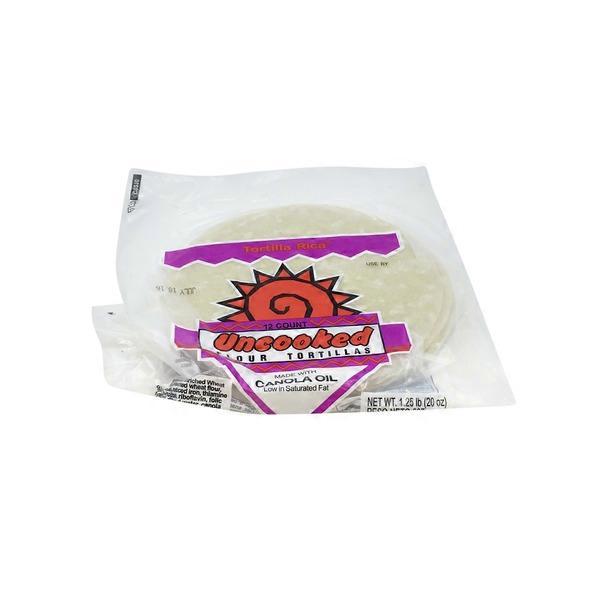 Tortilla Rica Uncooked Tortillas (12 ct) Instacart