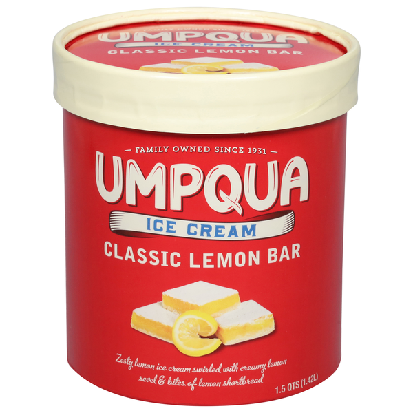 Umpqua Ice Cream, Classic Lemon Bar