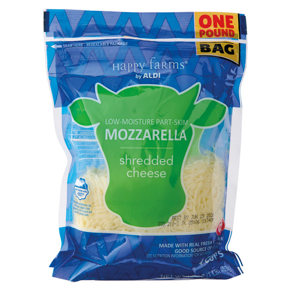 Happy Farms Shredded Mozzarella Cheese Same-Day Delivery or Pickup