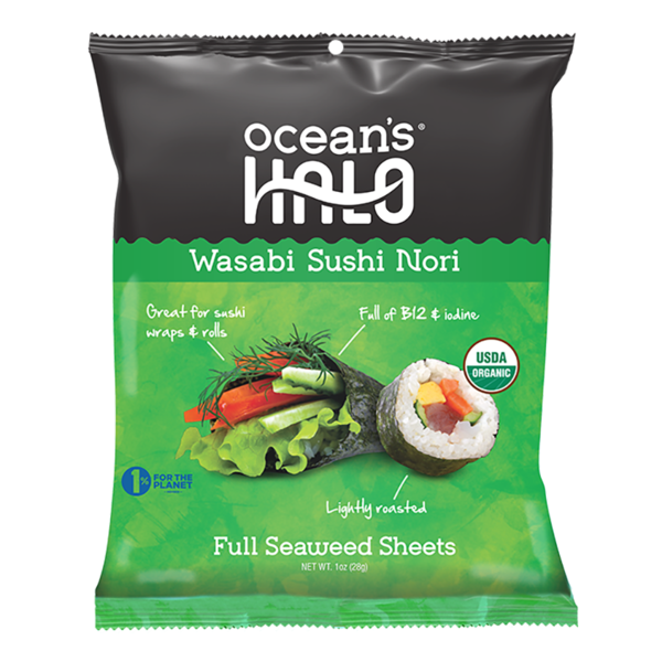 Ocean's Halo Organic Wasabi Sushi Nori Same-Day Delivery or Pickup