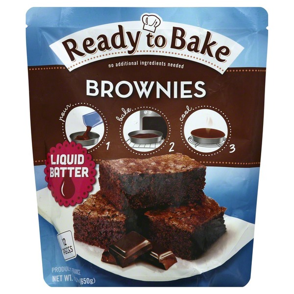 Ready To Bake Brownies, Liquid Batter (1.43 lb) from Safeway Instacart