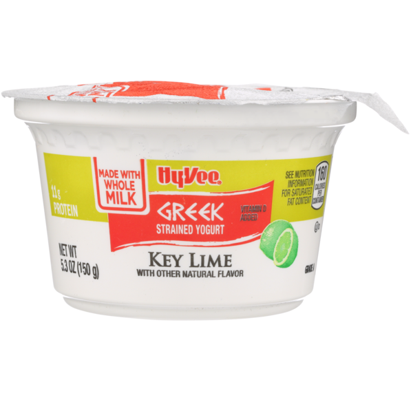HyVee Key Lime Greek Strained Yogurt (5.3 oz) Instacart