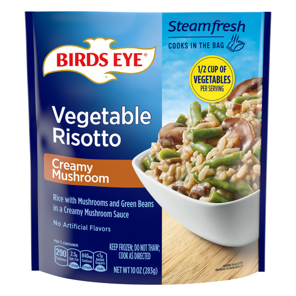 Publix Birds Eye Steamfresh Sauced Mushroom and Green Bean Risotto Frozen Side SameDay Delivery