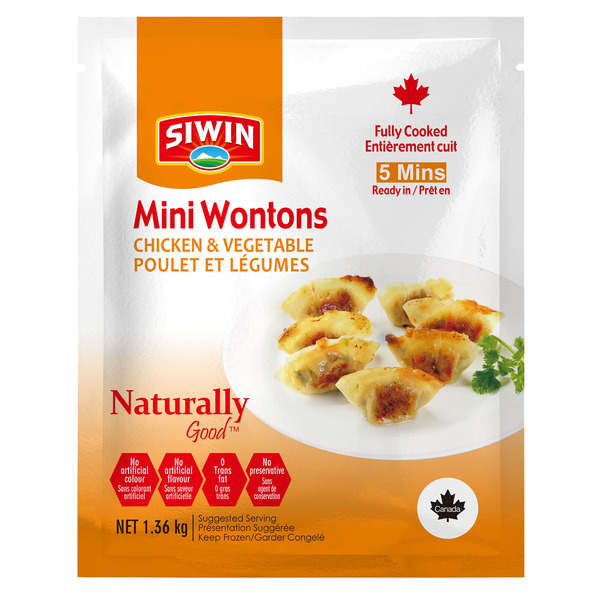 Costco Siwin Potstickers Mini Chicken & Vegetable Wontons SameDay