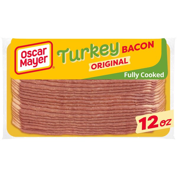 Oscar Mayer Gluten Free Fully Cooked Turkey Bacon with 55% Less Fat & 44% Less Sodium