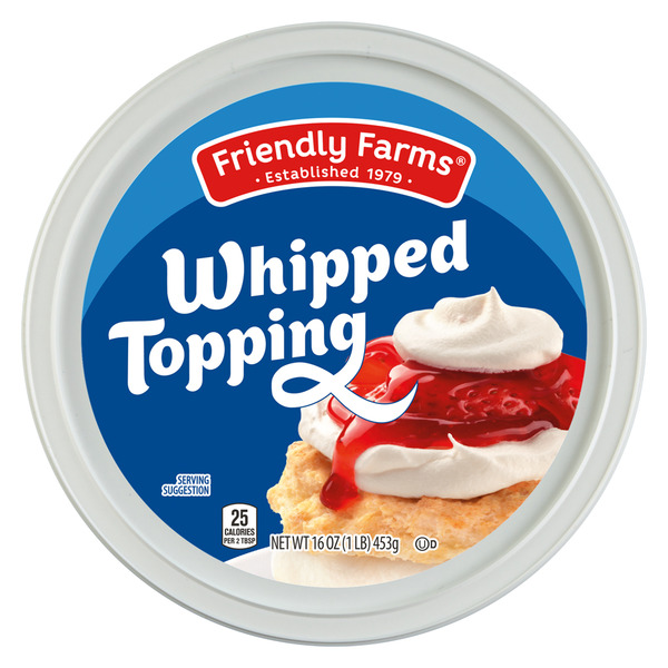 ALDI Friendly Farms Original Whipped Topping SameDay Delivery or