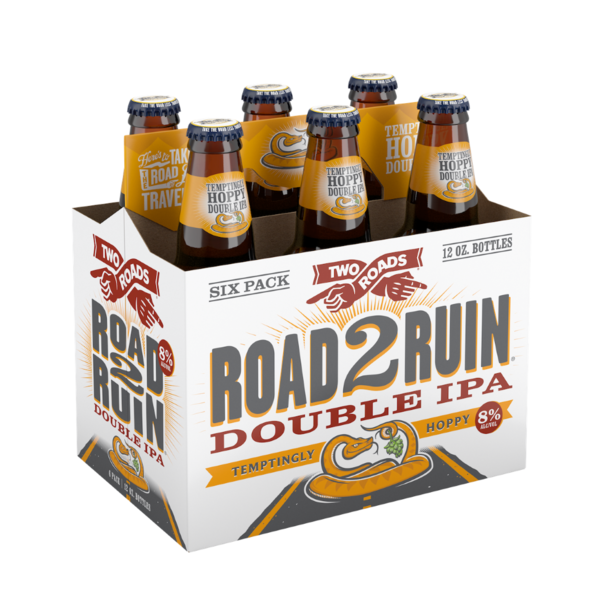 Two Roads Brewing Road 2 Ruin Double IPA Same-Day Delivery or