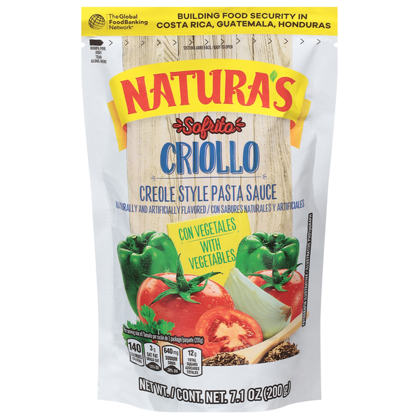 Natura's Creole Style Pasta Sauce with Vegetables