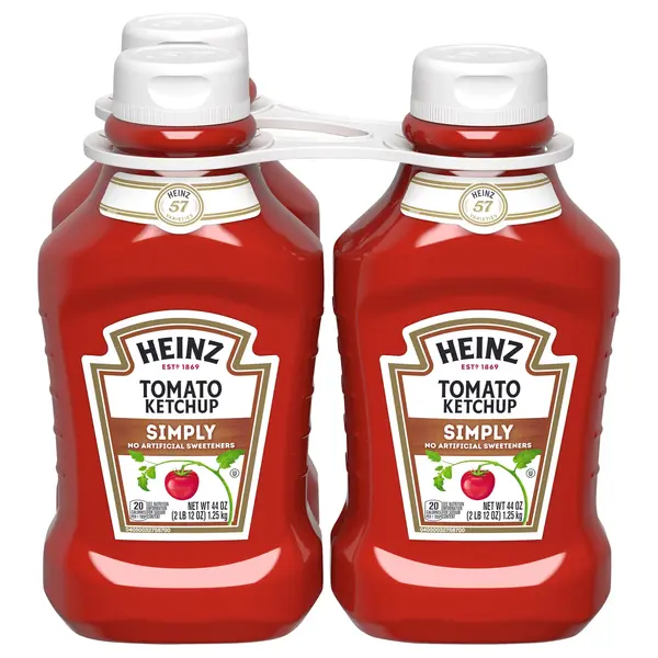 Simply Heinz Ketchup, 3 x 44 oz