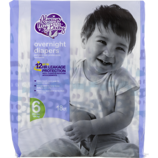 nighttime diapers size 6