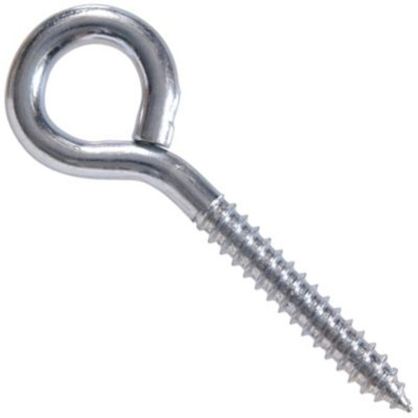 Hillman Hardware Essentials 1/2 x 5-1/2in. Zinc Lag Thread Screw Eye Bolt