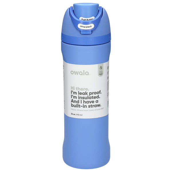 Owala Out of the Blue 24 Oz Stainless Steel Water Bottle Same-Day