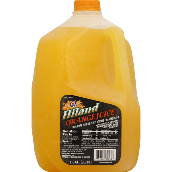 Hiland Dairy Orange Juice Same-Day Delivery or Pickup | Homeland