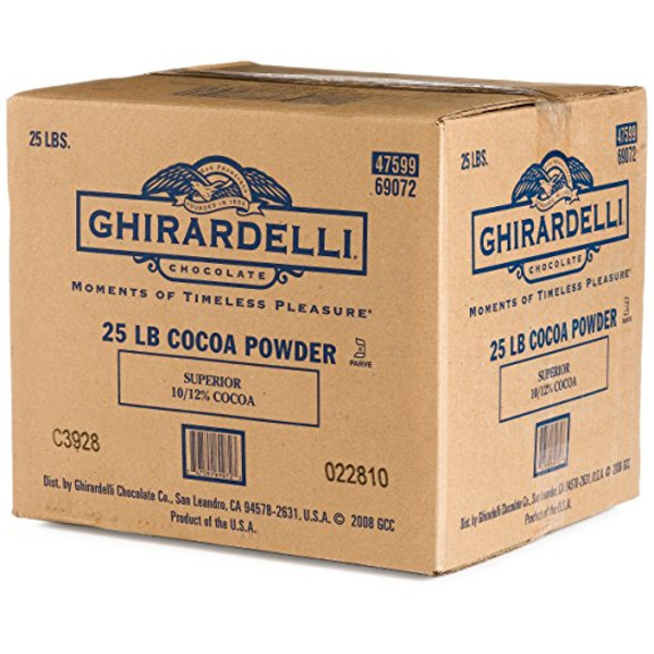 Ghirardelli - Superior Cocoa Powder, 10-12% Cocoa - 25 lbs