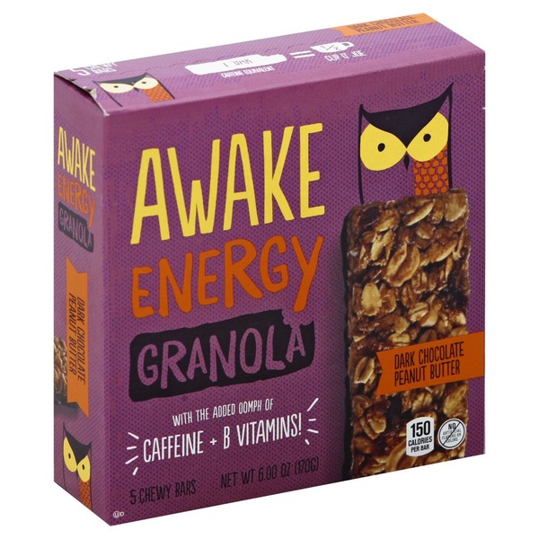 Awake Granola Bars, Dark Chocolate Peanut Butter (5 each) Instacart