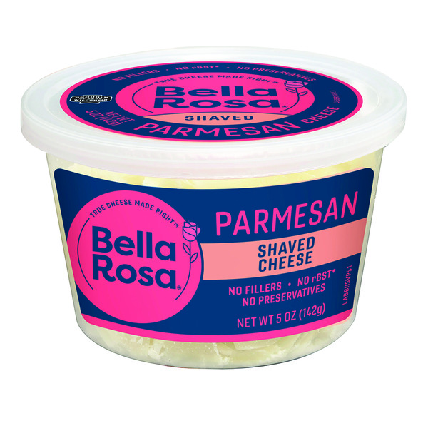 Bella Rosa Cheese Shaved Parmesan Cheese