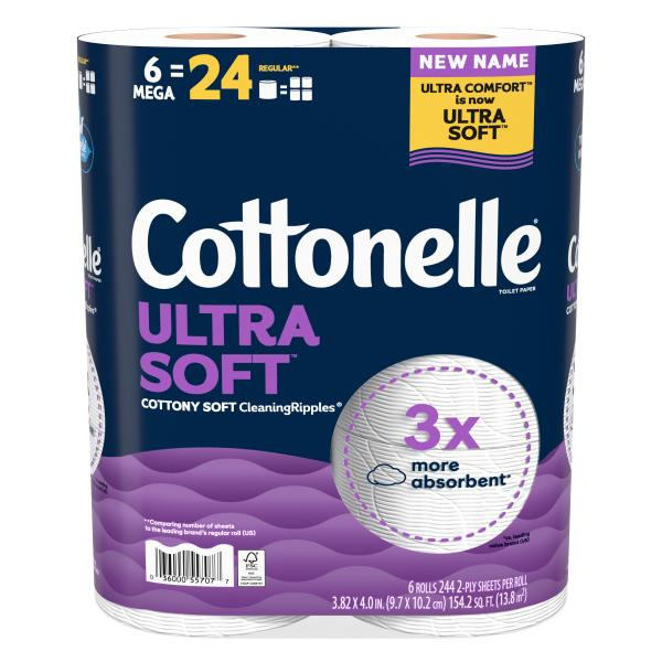 Cottonelle Ultra ComfortCare Mega Roll Toilet Paper Bath Tissue