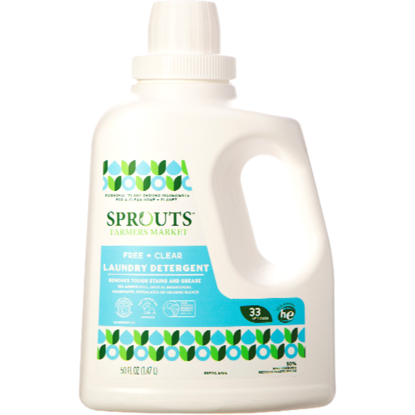 Sprouts Free And Clear Laundry Detergent - Thumbnail 3
