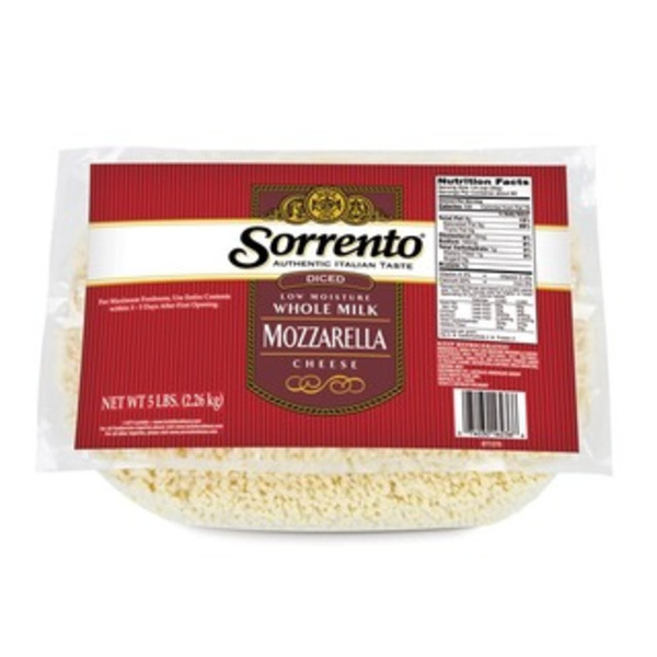 Sorrento - Whole Milk Shredded Mozzarella Cheese - 6/5 lbs