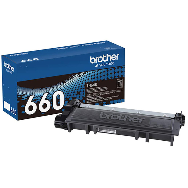 Brother Genuine TN660 High Yield Black Toner Cartridge
