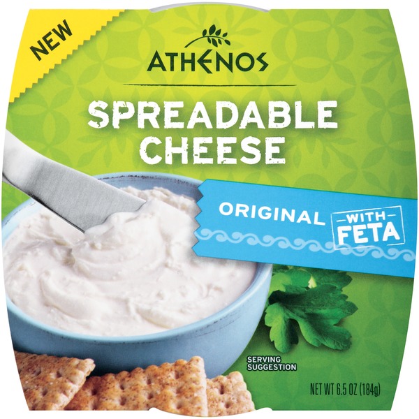 Athenos Original Spreadable Cheese with Feta (6.5 oz) Instacart