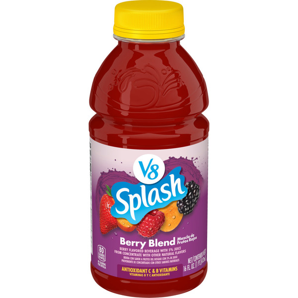 V8 Berry Blend Flavored Beverage, 16 fl oz Bottle