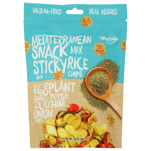 Woodridge Snacks Mediterranean Mix With Sticky Rice Chips