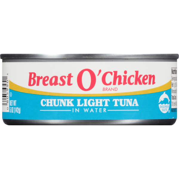 breast o' chicken Chunk Light Tuna in Water (5 oz) Instacart