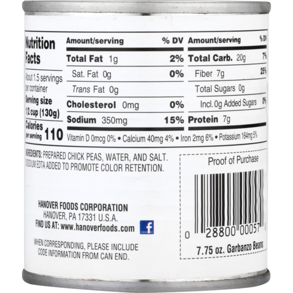 35 Garbanzo Beans Nutrition Label Label Design Ideas 2020