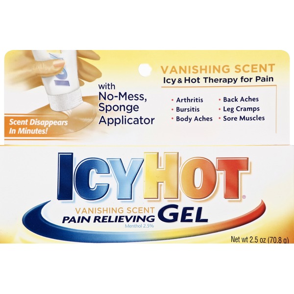 Icy Hot Pain Relieving Gel, Vanishing Scent (2.5 oz) from CVS Pharmacy