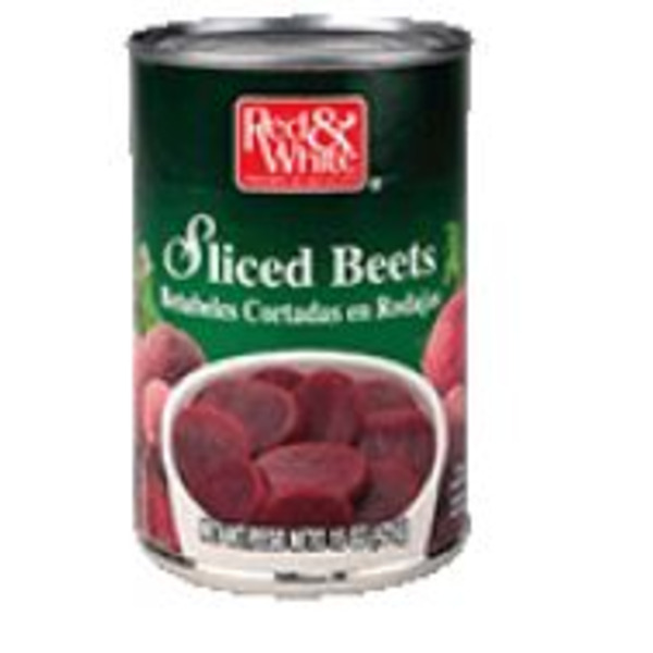 Red & White - Sliced Beets - 12/15 oz