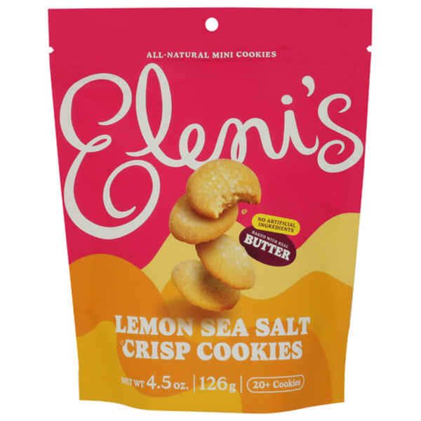Eleni's Cookies Lemon Sea Salt Crisp Mini Cookies