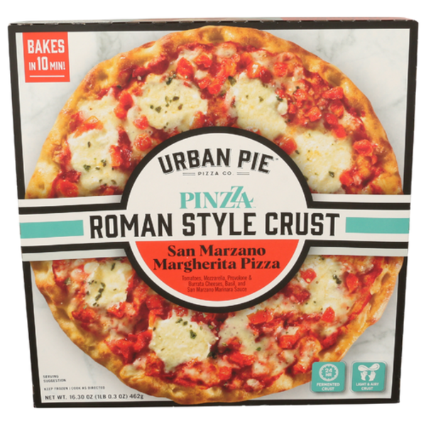 Urban Pie Pizza Co. San Marzano Margherita Pinzza Roman Style Crust Pizza