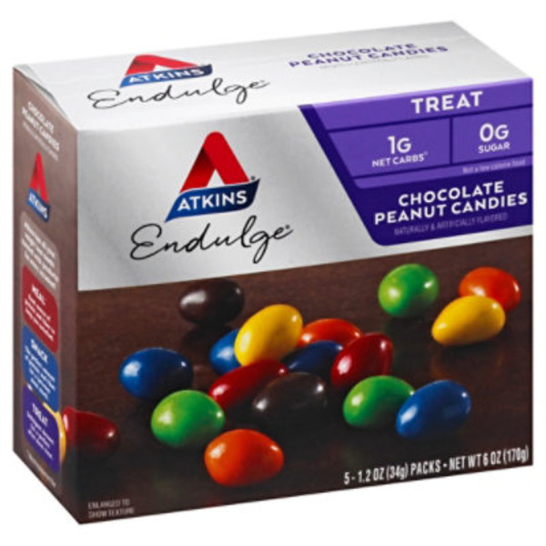 Atkins Treat Chocolate Peanut Candies