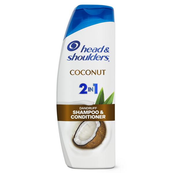 Head & Shoulders 2 in 1 Dandruff Shampoo and Conditioner, Coconut - 12.5 fl oz
