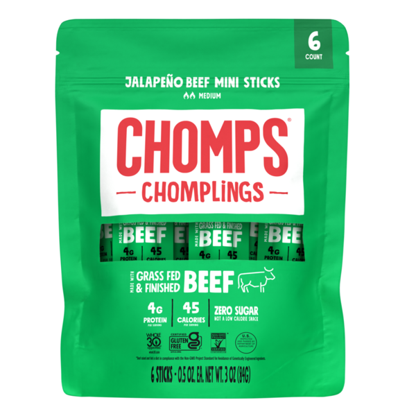Chomps Mini Jalapeno Beef Sticks Same-Day Delivery or Pickup | Macey's