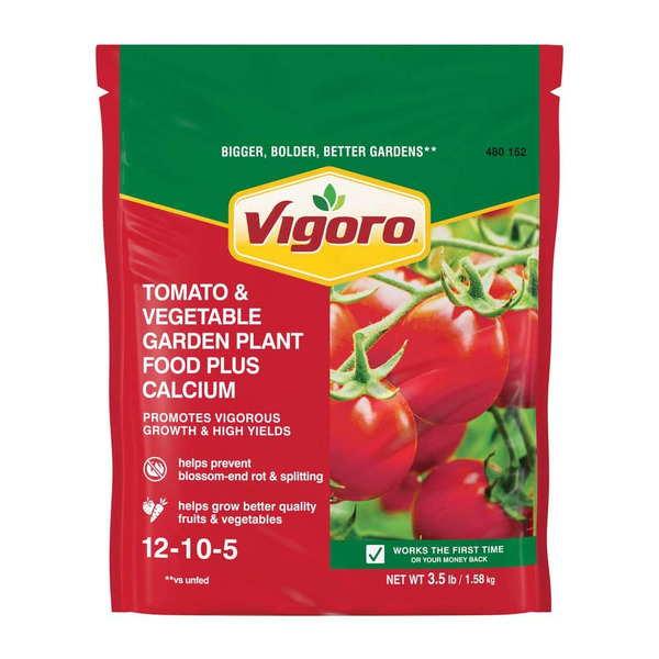 Vigoro 3.5 Lbs. Tomato And Vegetable Garden Plant Fertilizer Plus Calcium To Promote Growth And High Yields