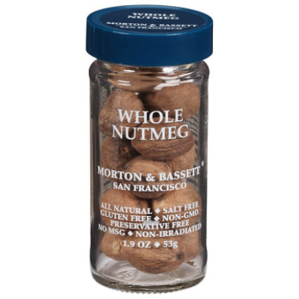 Morton & Bassett Spices Nutmeg, Whole