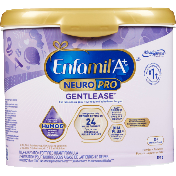 Enfamil A+ NeuroPro 0-12 Months Gentlease Baby Formula Powder Tub