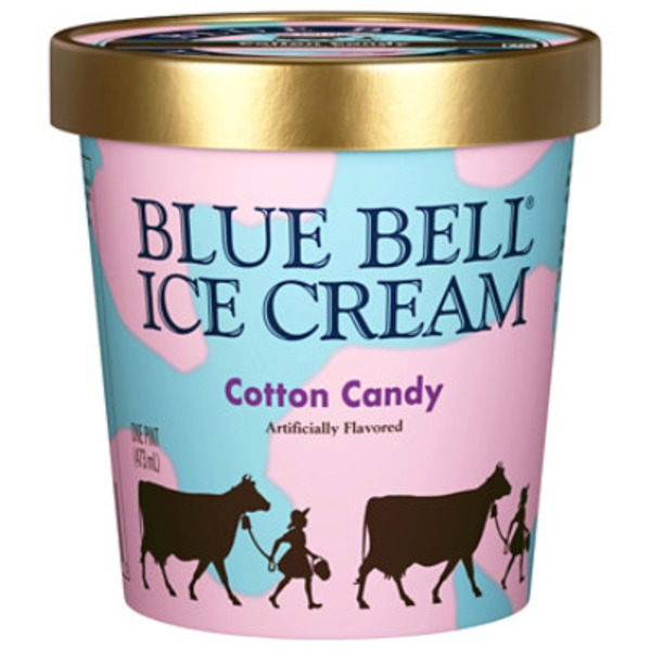 Blue Bell Cotton Candy Ice Cream