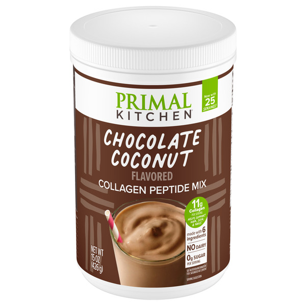 Primal Kitchen Collagen Fuel Collagen Peptide Chocolate Coconut