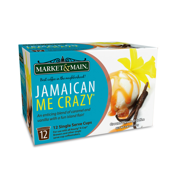 Market & Main Jamaican Me Crazy Flavored Coffee Single Serve