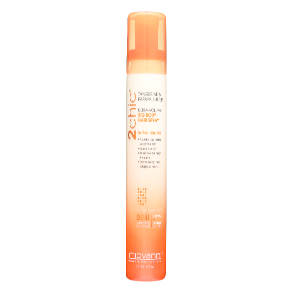 Giovanni 2chic Hair Spray, Big Body, Ultra-Volume, Tangerine